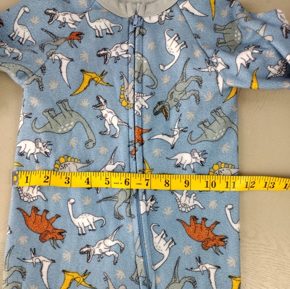 Mon Petit Dinosaur Print Fleece One Piece - Picture 8 of 8